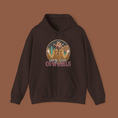 Long Live Cowgirls | Western Graphic Hoodie | Unisex Heavy Blend™ Hooded Sweatshirt | 6 Colours