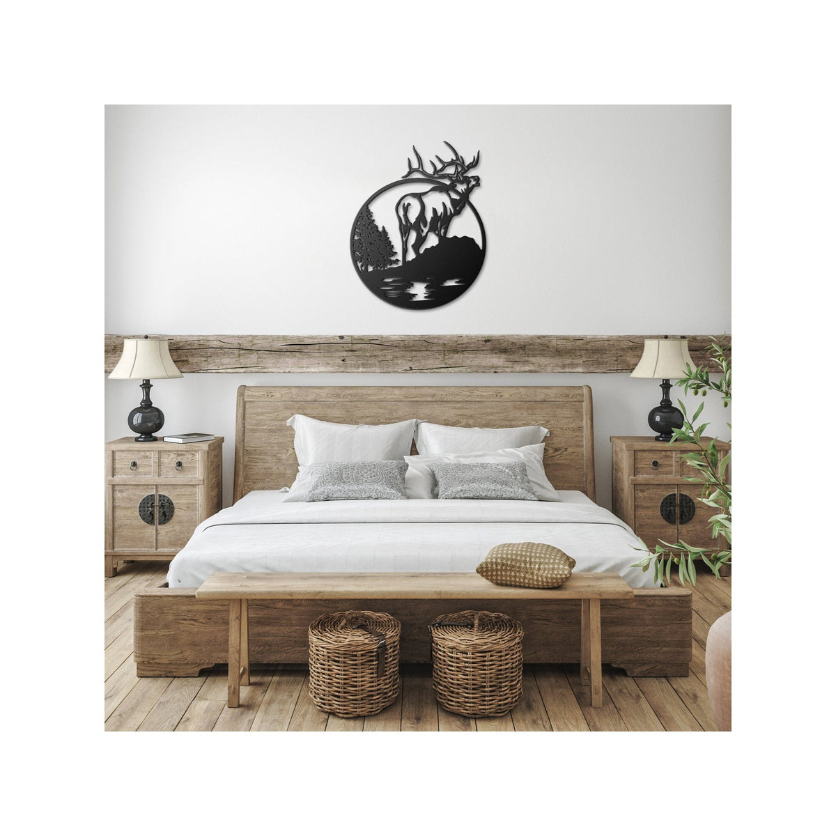 Elk - Wildlife Metal Wall Art