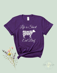 Beef | Farmer Market Shirt, Harvest Sweatshirt | Farm Life Shirt | Support Your Local Farmer