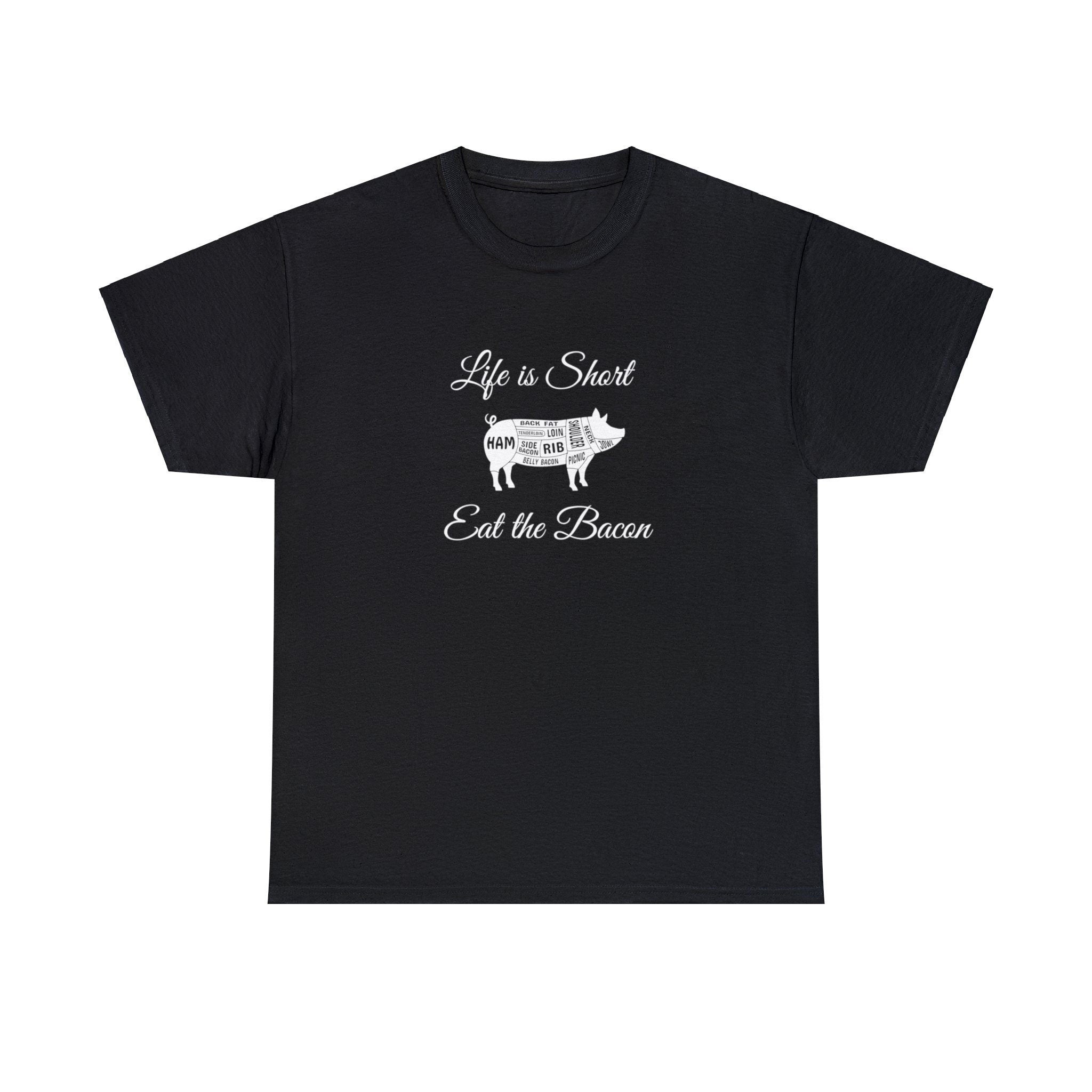 Bacon Lovers | Farmers Market Tshirt | Support Local Farmers|  Farming Shirt Unisex Heavy Cotton Tee