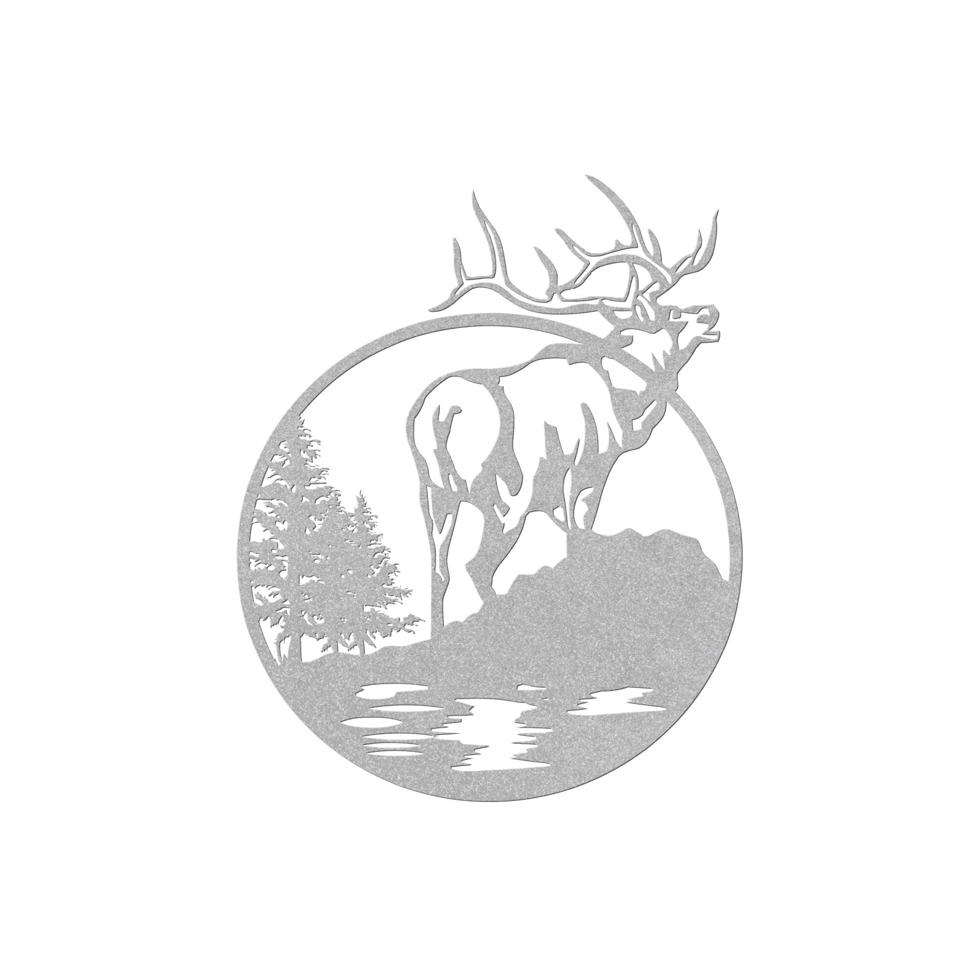 Elk - Wildlife Metal Wall Art