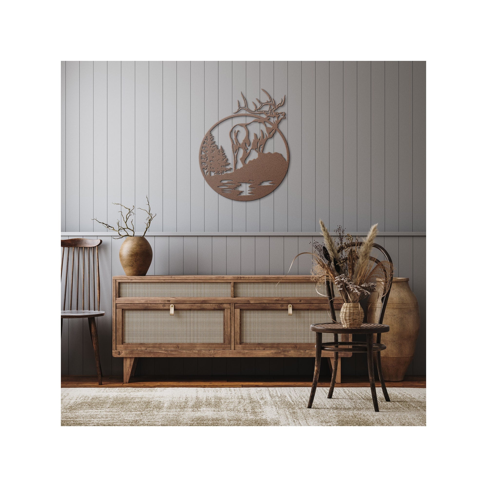 Elk - Wildlife Metal Wall Art