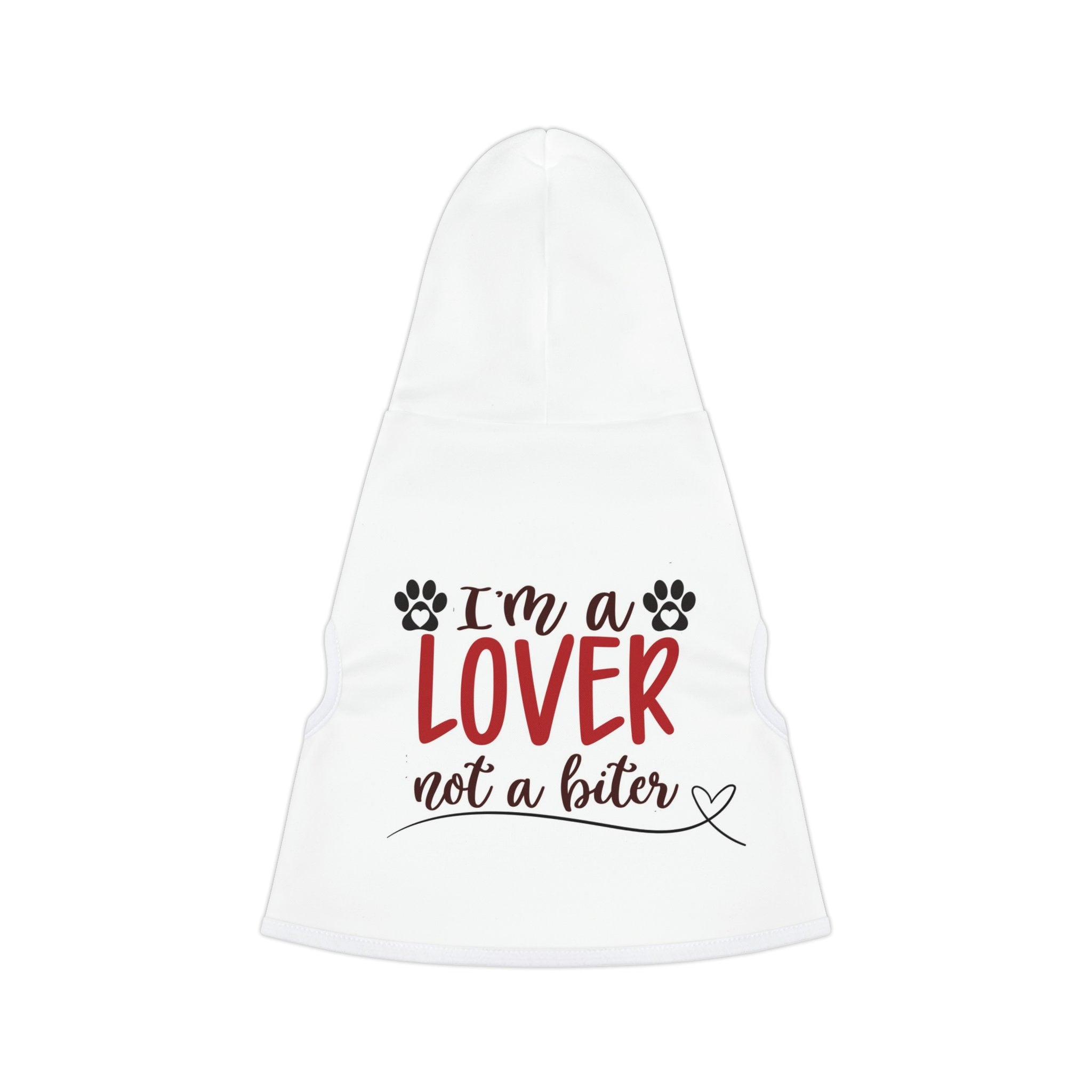 Im a Lover not a Biter Pet Hoodie