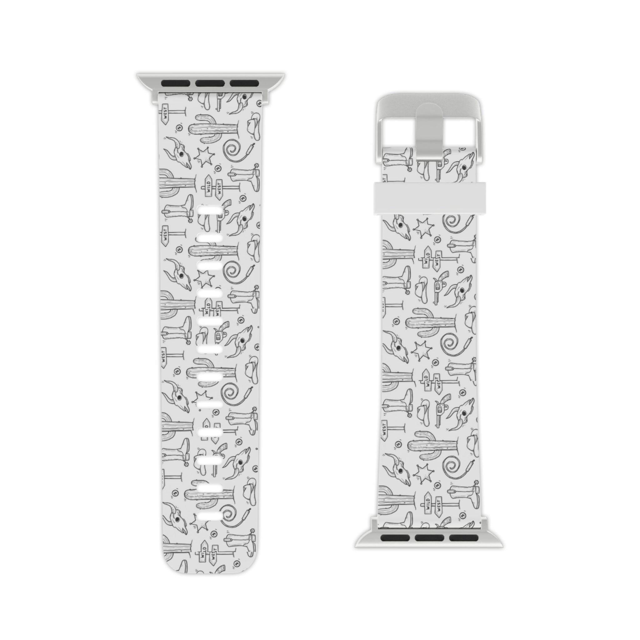 Cactus and skull Apple Watch band