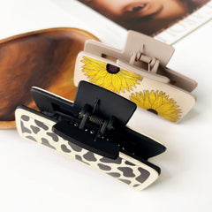 Leather Western Style Claw Clips - Barrettes for women. Western Hair accessories