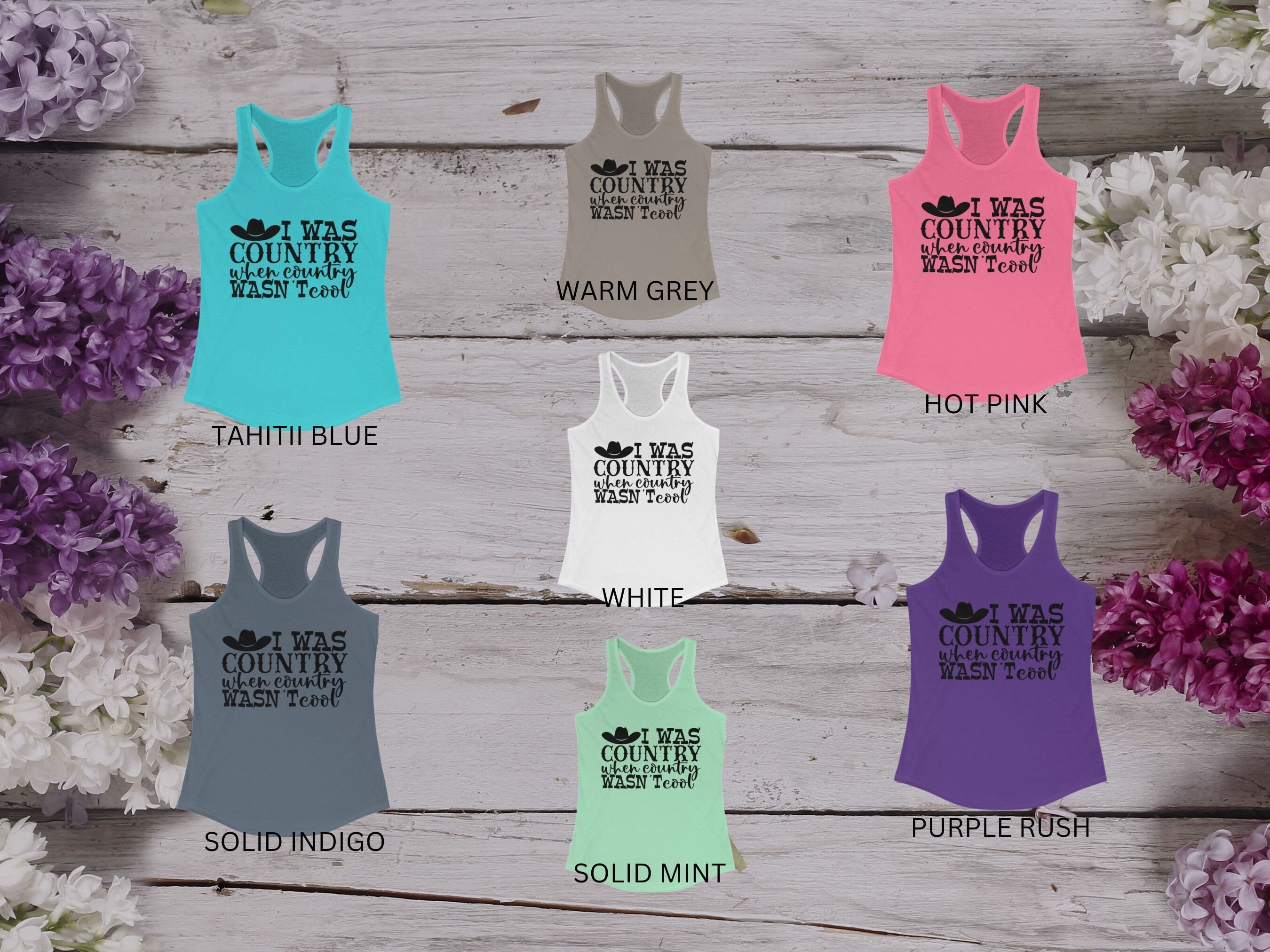 Cowgirl Racerback Tank Top, Country Music Tee, Western Graphic Shirt, Funny Southern Top