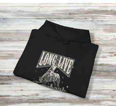 Long Live Cowboys - Unisex Western Hooded Sweatshirt