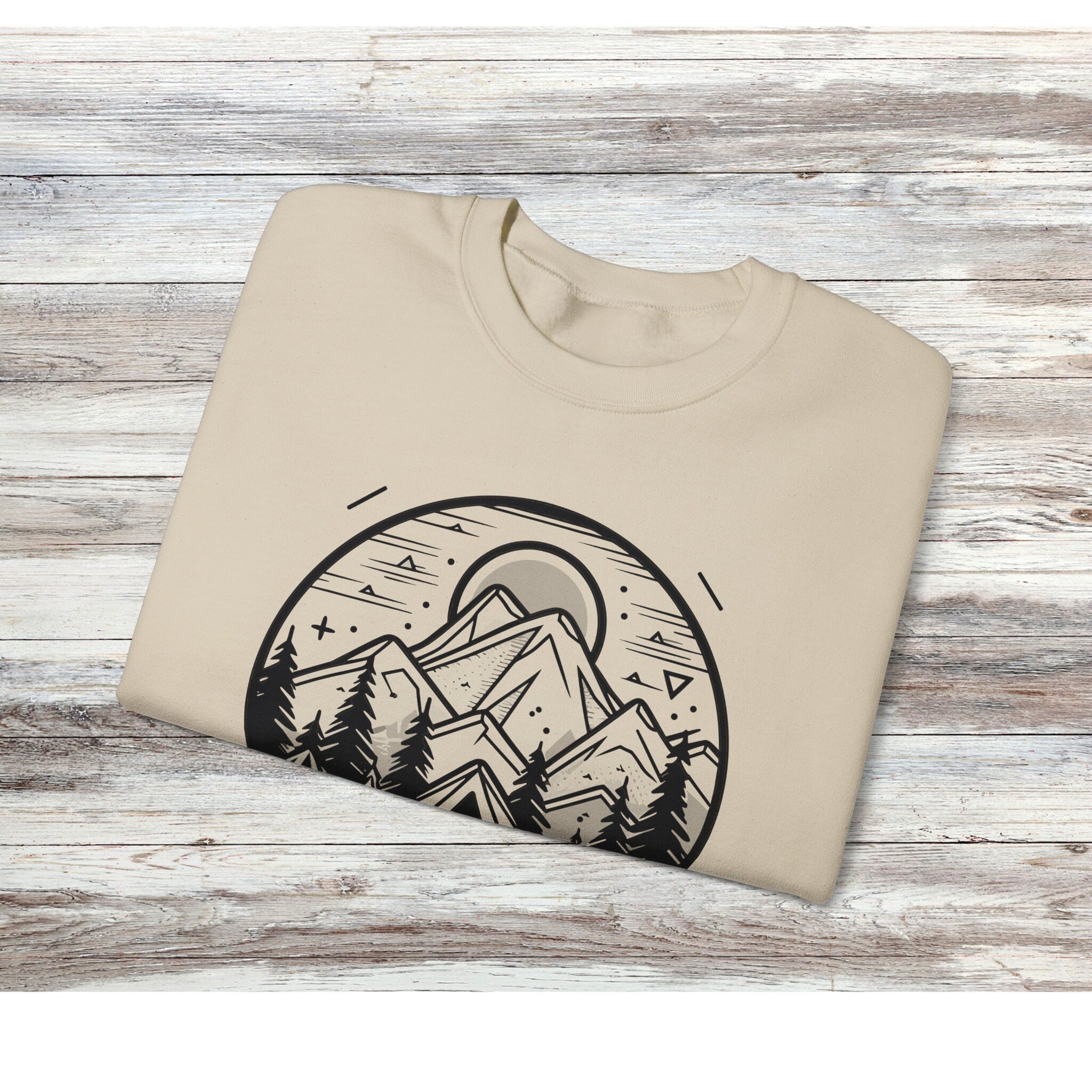 Mountain Explorer (Outdoors Collection) - Unisex Heavy Blend Crewneck Sweatshirt