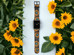 Western Apple faux leather Watch Band  | Western Accessories | Gifts for Her | Custom Watch Band