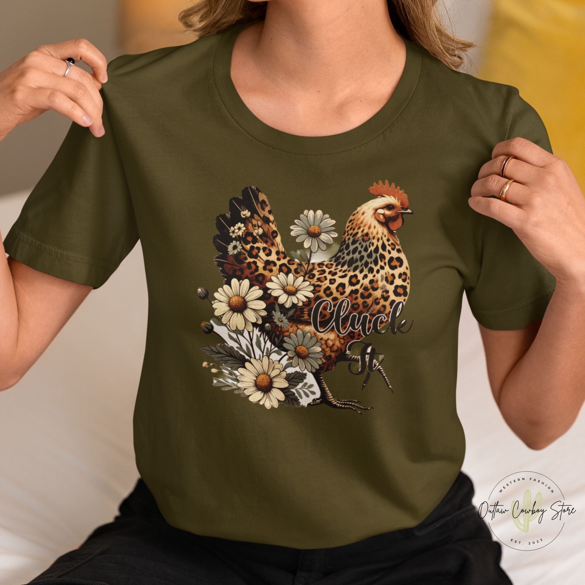 Cluck It- Chicken Tee: Hilarious Gift for Farming Fanatics, Crazy Chicken Ladies, and Country Gals!