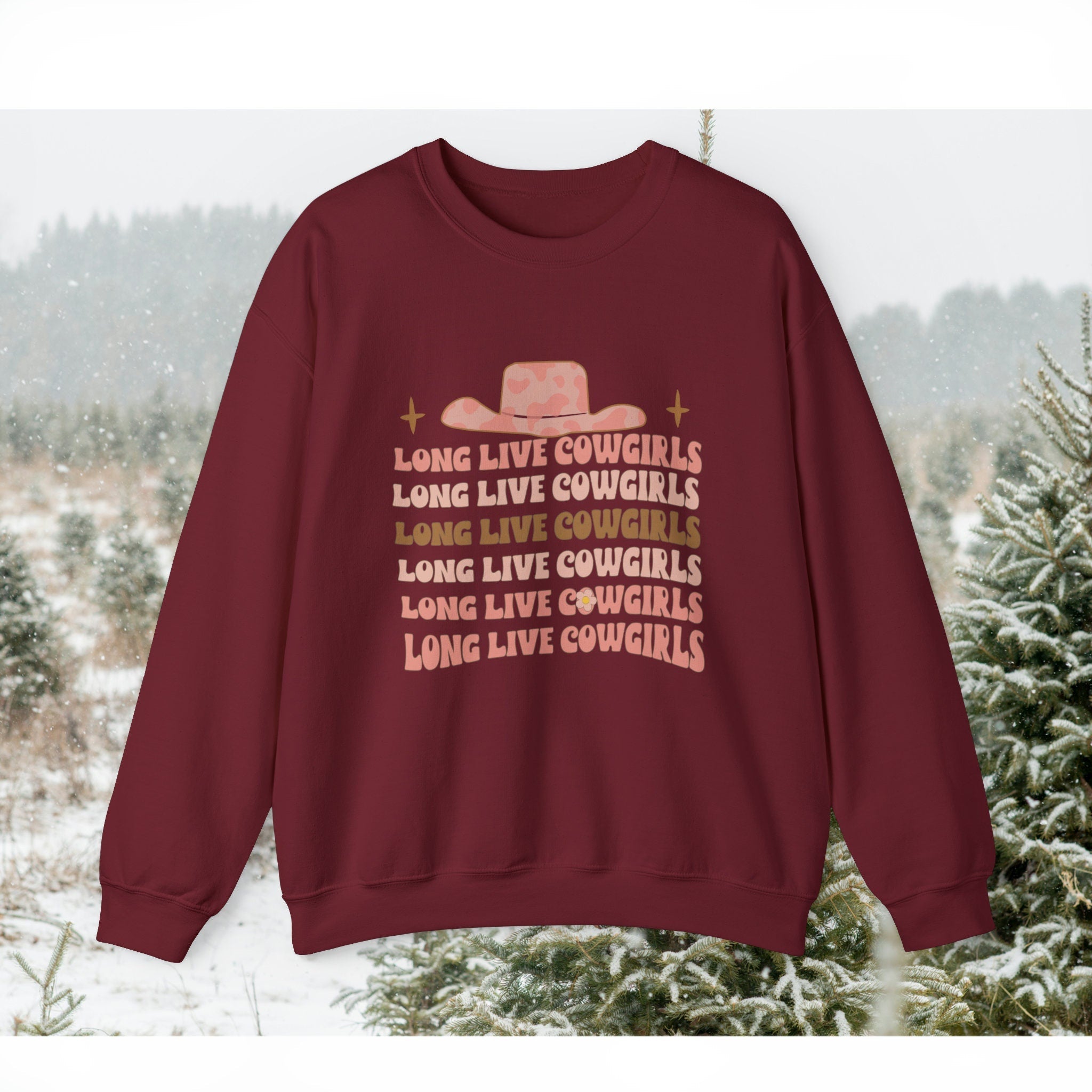 Long live Cowgirls Heavy Blend™ Crewneck Sweatshirt