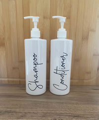 Shampoo and Conditioner dispenser set