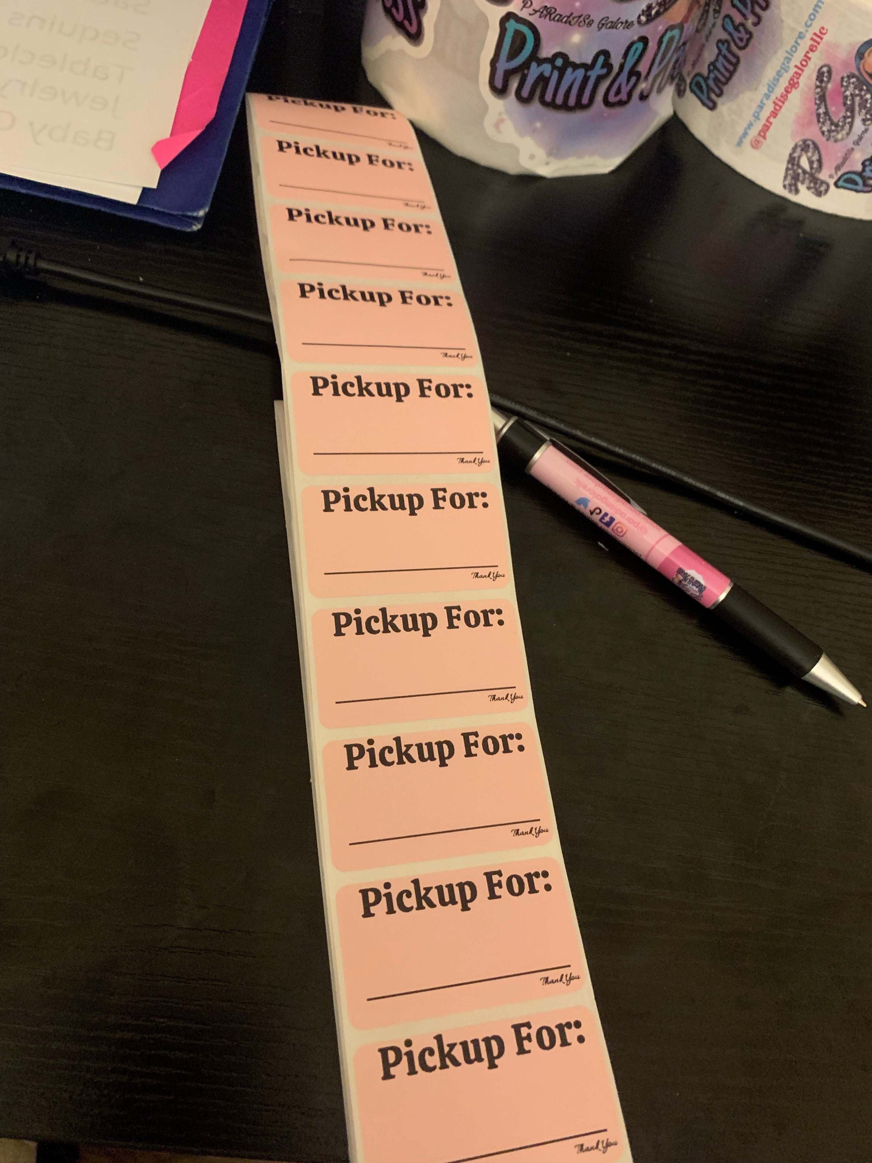 Sticker Labels