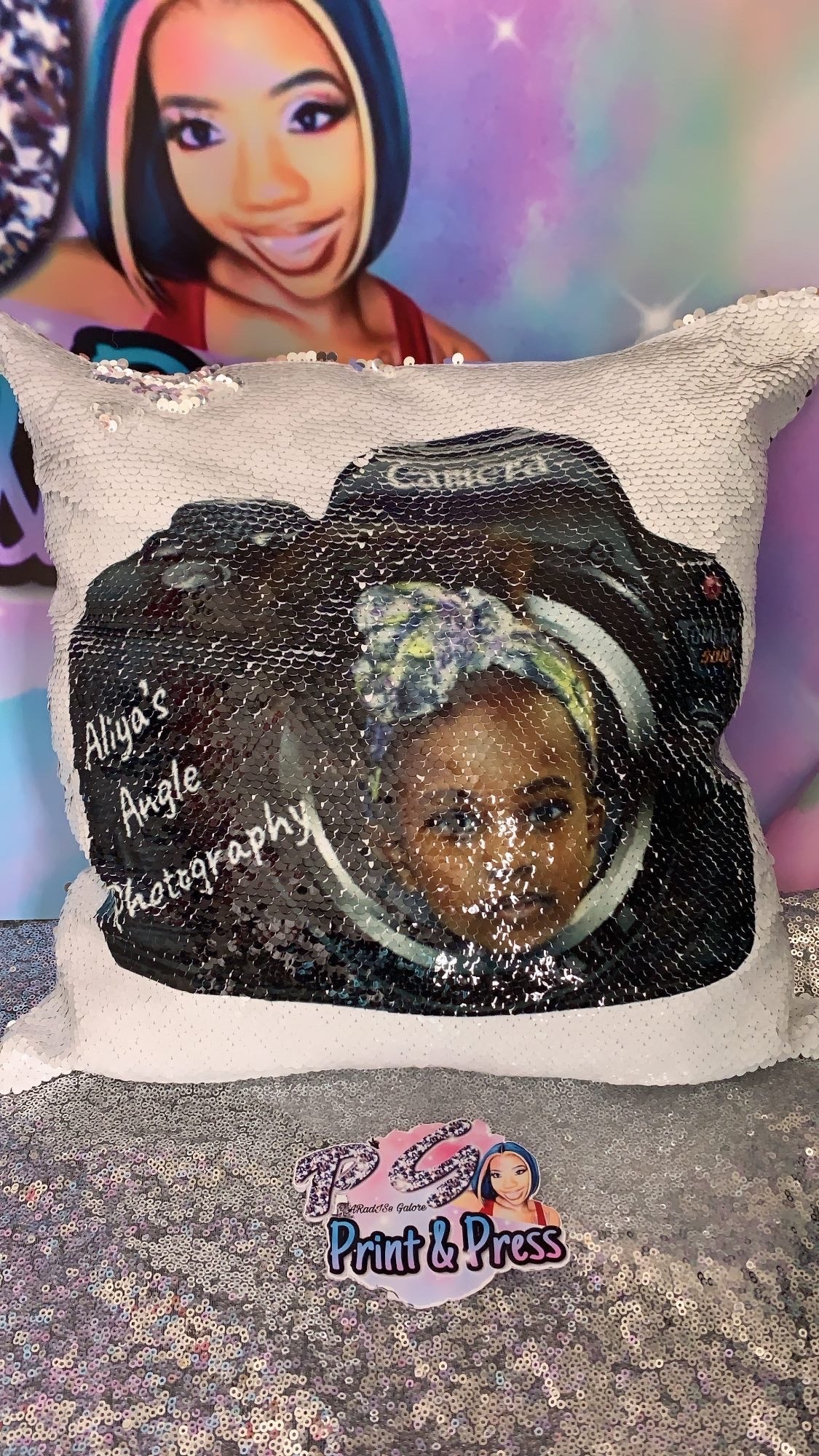 Picture Sequins Pillows