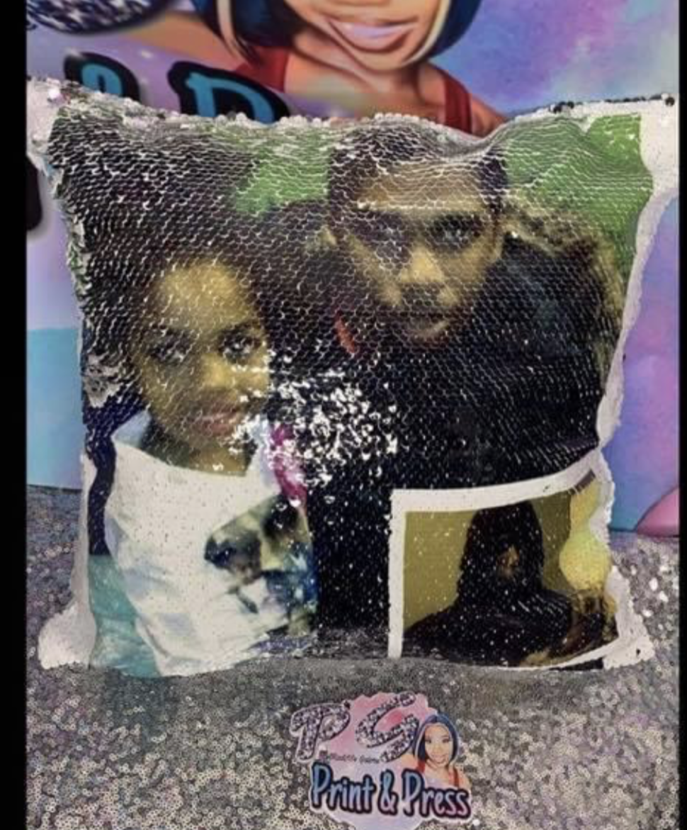 Picture Sequins Pillows