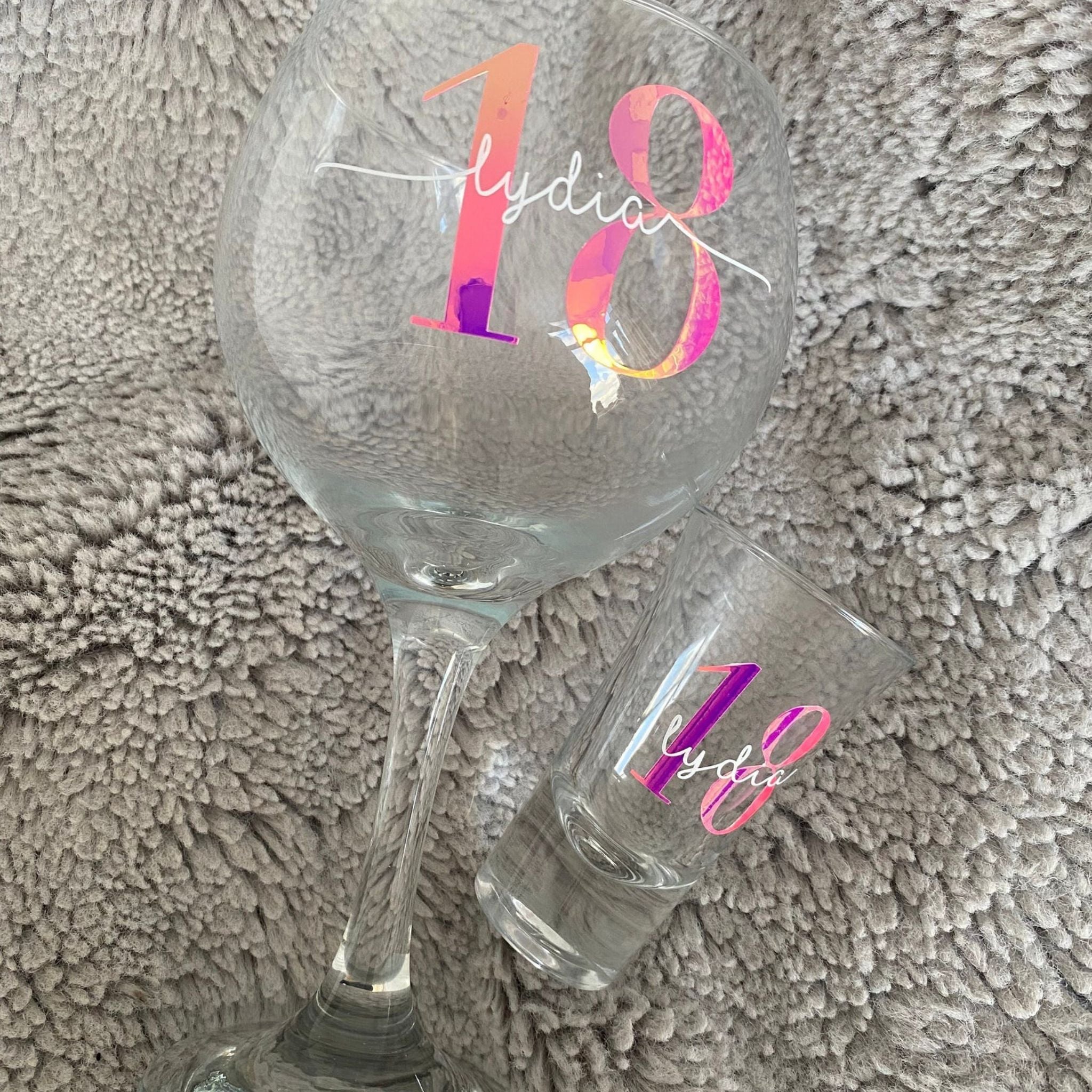 Personalised Birthday Glass