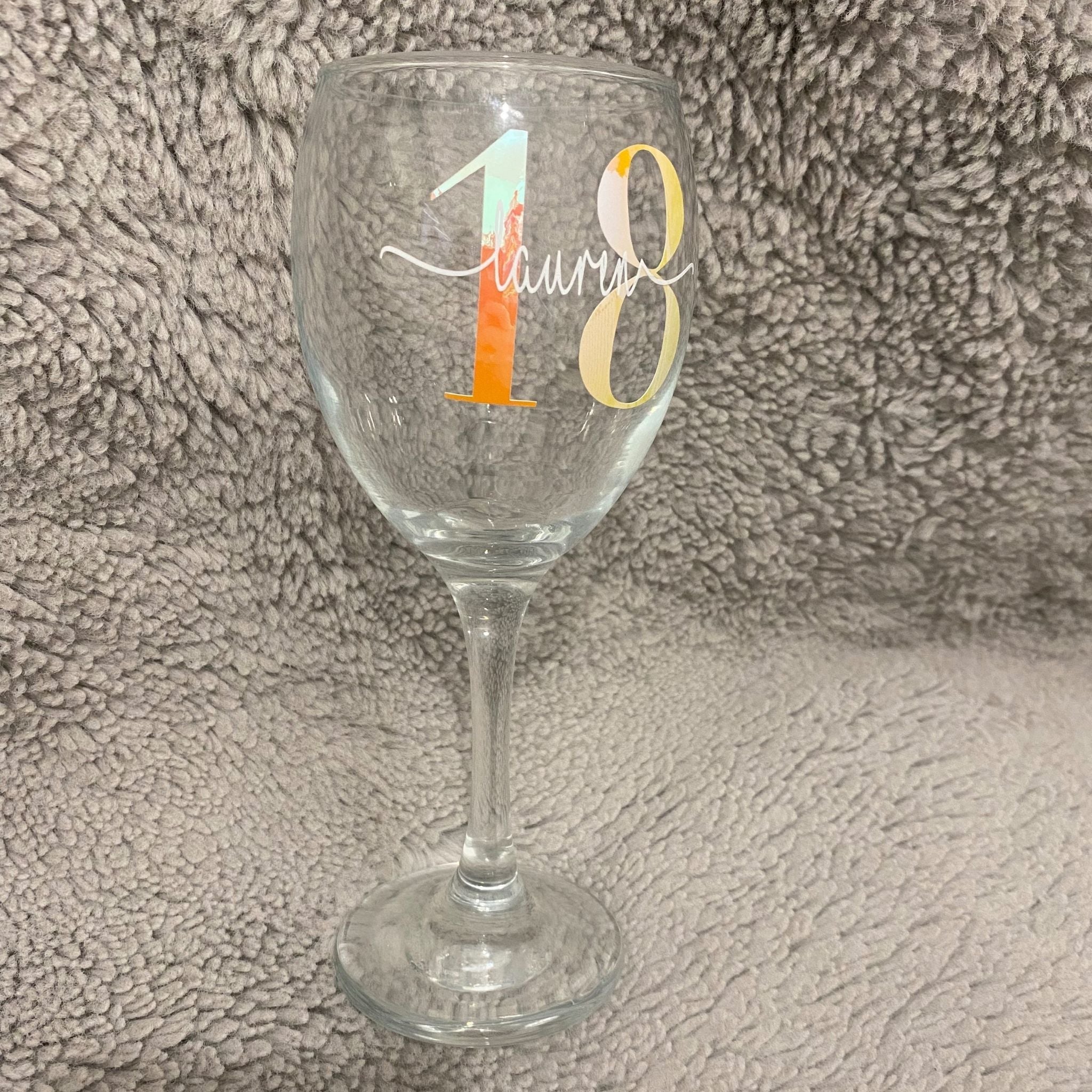 Personalised Birthday Glass