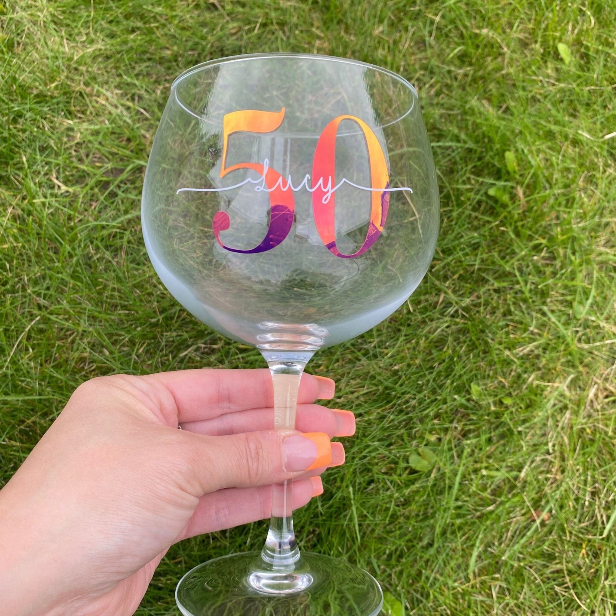 Personalised Birthday Glass