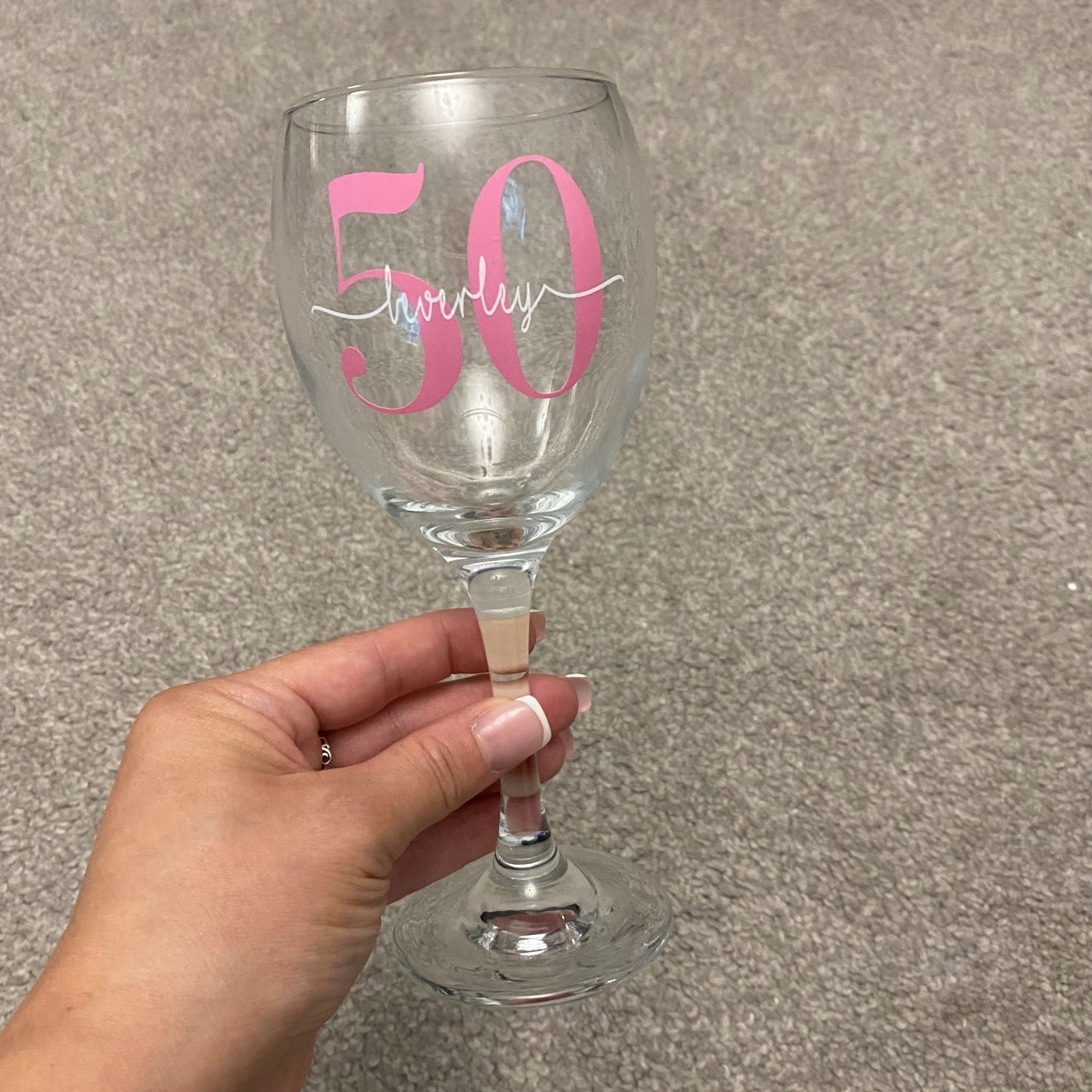 Personalised Birthday Glass