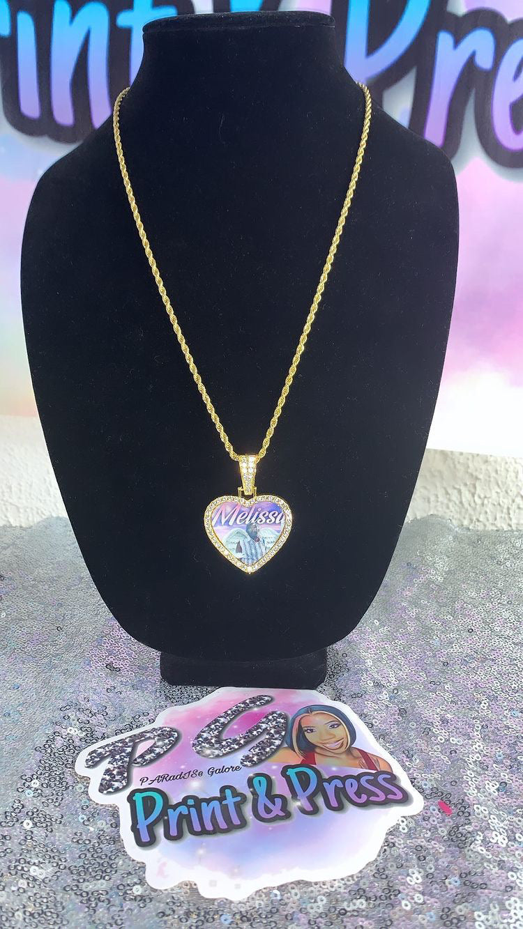 Picture Heart Necklace